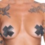 Nipple Jewellery cross black