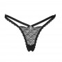 Biksītes Obsessive Tanga, XS/S, melnas