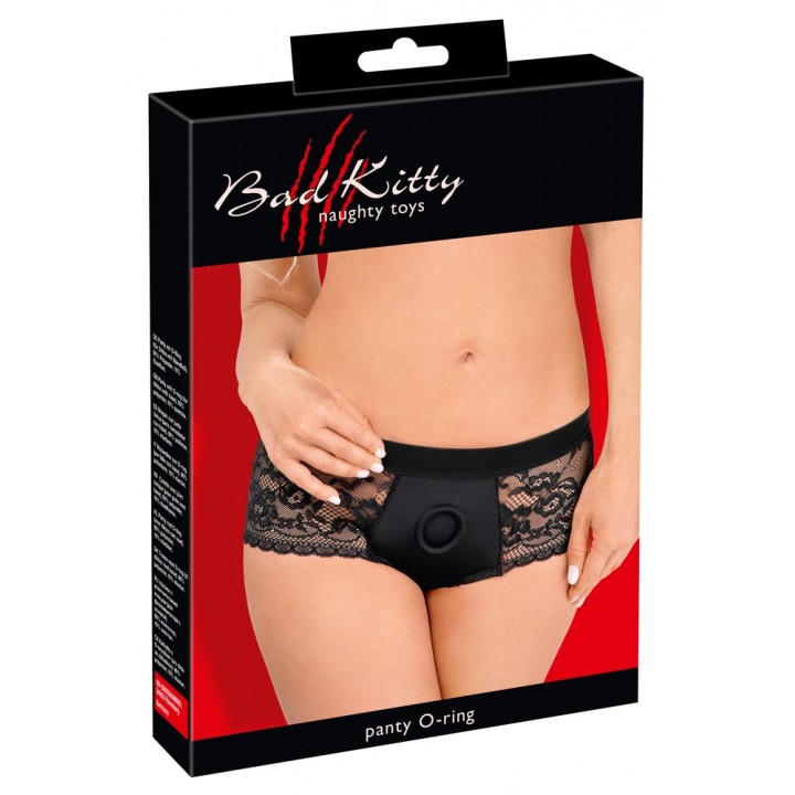 Biksītes Bad Kitty Strap-on, melnas, L, L