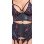 Basque with purple M - Cottelli LINGERIE