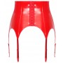 Vinyl Suspender Straps red XL