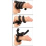 BK bendable cock & ball ring
