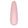 Oro impulsu stimuliuojantis+vibruojantis Satisfyer Curvy 2+ vibratorius, rožinė