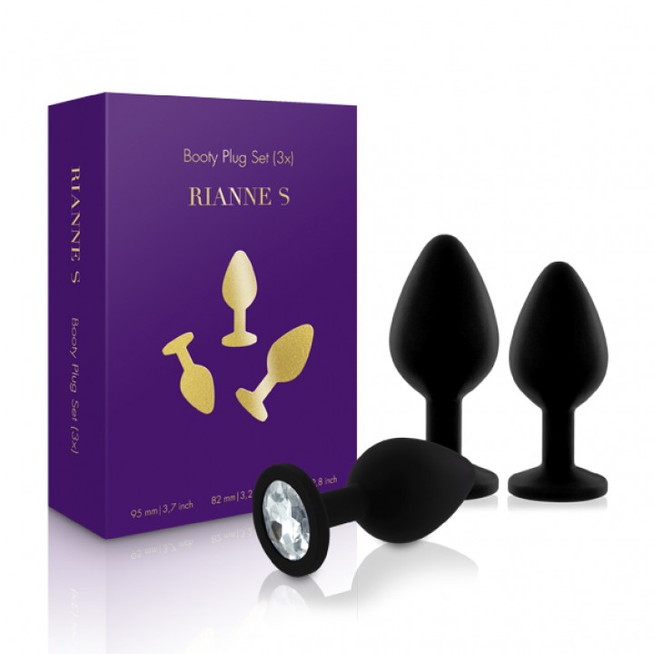 RS - Soiree Booty Plug Set Black