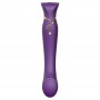 „Zalo“ - „Queen Set G -SPOT“ pulsējošs Vibrators „Twilight Purple“