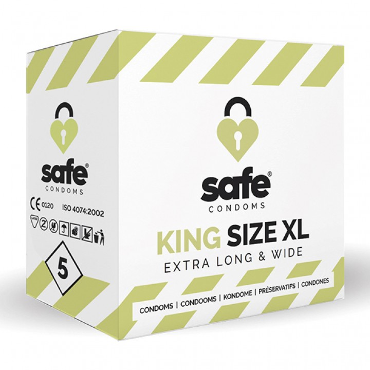 Prezervatīvi King XL Safe: Daudzums - 5