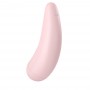 Oro impulsu stimuliuojantis+vibruojantis Satisfyer Curvy 2+ vibratorius, rožinė