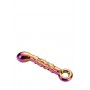 Glamour glass ribbed g-spot dildo