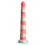 COLOURS STACKED 12 INCH DILDO RED/GOLD