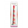 COLOURS STACKED 12 INCH DILDO RED/GOLD