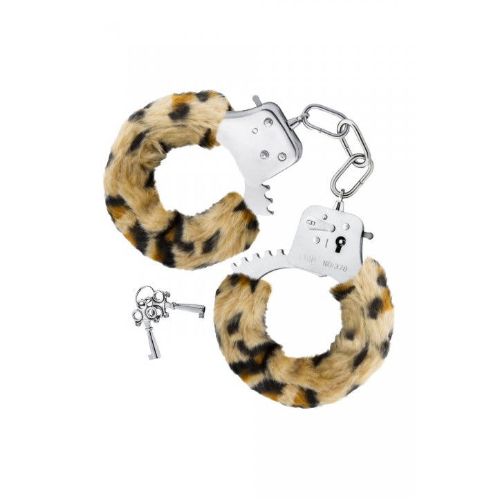 TEMPTASIA BEGINNER CUFFS LEOPARD