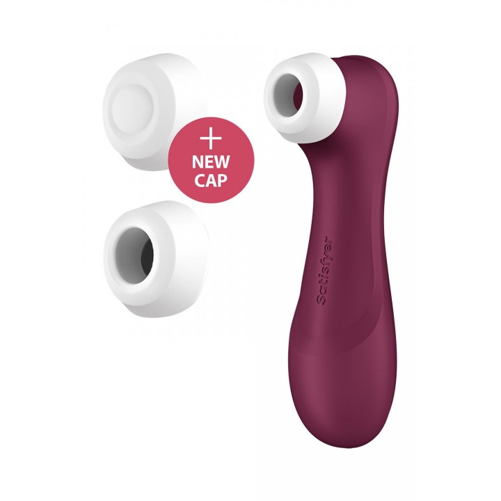 Klitora stimulators Satisfyer Pro 2 Generation 3 Liquid Air, bordo