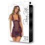 SNEAK PEAK CHEMISE SET PURPLE, S/M