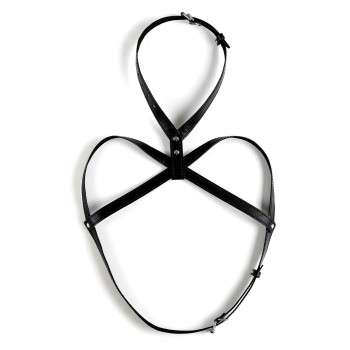 VIRGITE WOMAN BREAST HARNESS MOD. 1 BLACK