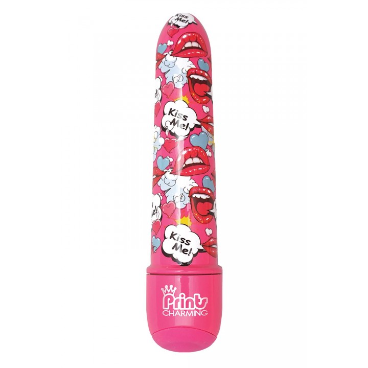 PRINTS CHARMING POP TEASE 5" MINI VIBE KISS ME PINK