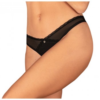 Biksītes Obsessive Tanga, XS/S, melnas