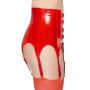 Vinyl Suspender Straps red 2XL