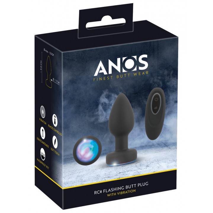 ANOS RC Flashing Butt Plug