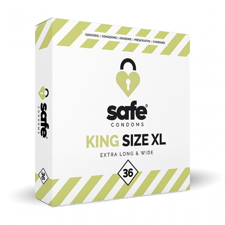 Prezervatīvi King XL Safe: Daudzums - 36