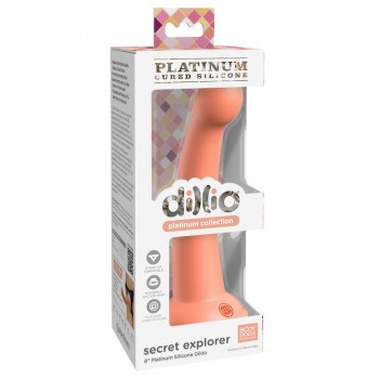 Silikona dildo Platinum 6″ Secret Explorer