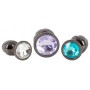 ANOS Metal Butt Plug Set Diamo