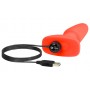 Anālais stimulators B-Vibe Rimming 2, oranžs