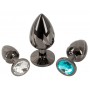 ANOS Metal Butt Plug Set Diamo