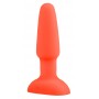 Anālais stimulators B-Vibe Rimming 2, oranžs