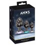 ANOS Metal Butt Plug Set Diamo