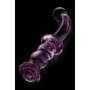 GLAZE GLASS ROSEBUD G-SPOT DILDO