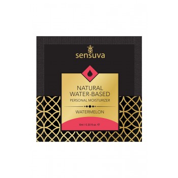 SENSUVA NATURAL WATER-BASED PERSONAL LUBRICANT WATERMELON 6 ML