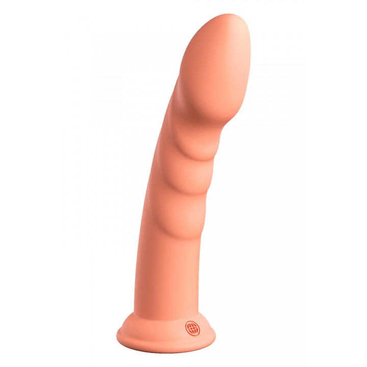 Dildo DP Super Eight Peach 8 inch