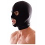 FETISH FANTASY SERIES SPANDEX 3 HOLE HOOD BLACK