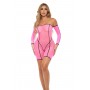 DOUBLE VISION BODYSUIT SET PINK, OS