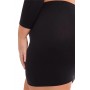 STOP & STARE 2PC SKIRT SET BLACK, 3XL/4XL