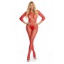 RISQUE CROTCHLESS BODYSTOCKING RED, M/L