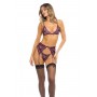 SNEAK PEAK 3PC SET PURPLE, S/M