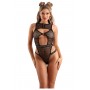 BARBED WIRE FISHNET BODYSUIT, M/L