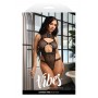BARBED WIRE FISHNET BODYSUIT, M/L