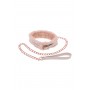 PEACHES ‘N CREAME FUR COLLAR & LEASH