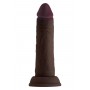 SHAFT MODEL J 6.5 INCH LIQUID SILICONE DONG MAHOGANY