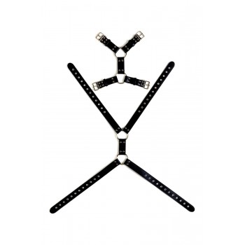 VIRGITE MAN BONDAGE BODY HARNESS MOD. 5 BLACK