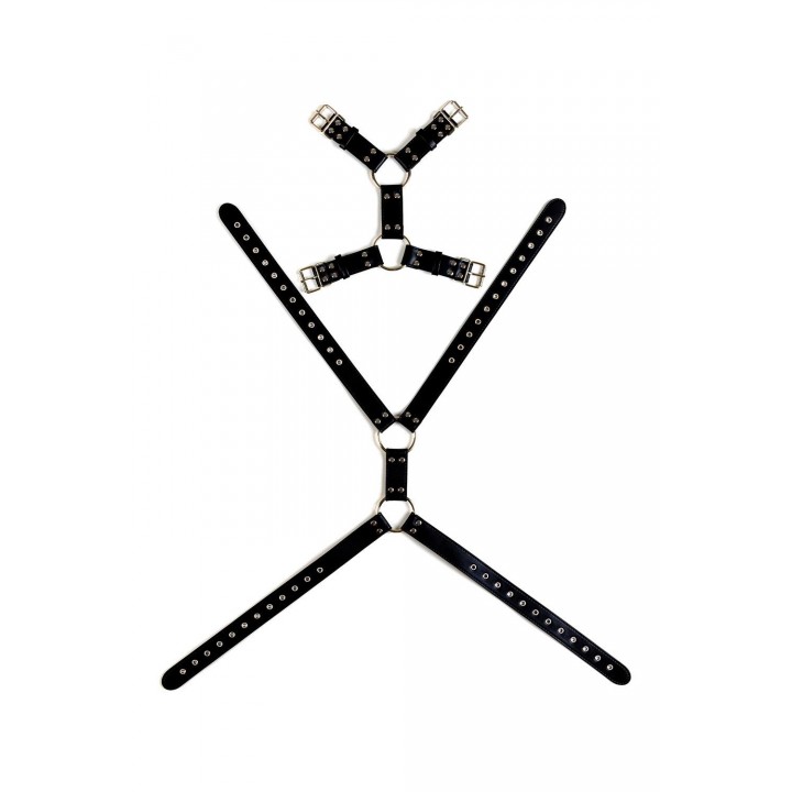 VIRGITE MAN BONDAGE BODY HARNESS MOD. 5 BLACK