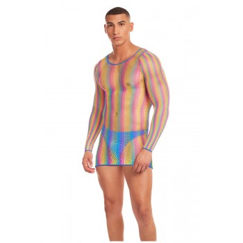 RAINBOW PARTY PRIDE DRIP 2 PCS SET RAINBOW, S/M