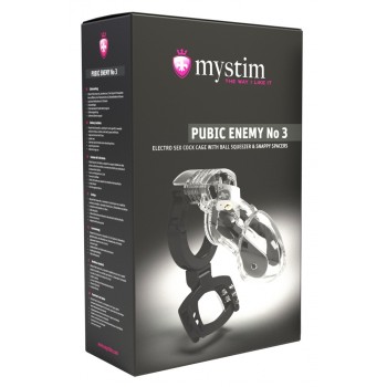 Dzimumlocekļa būris Mystim Pubic Enemy N 3 66253