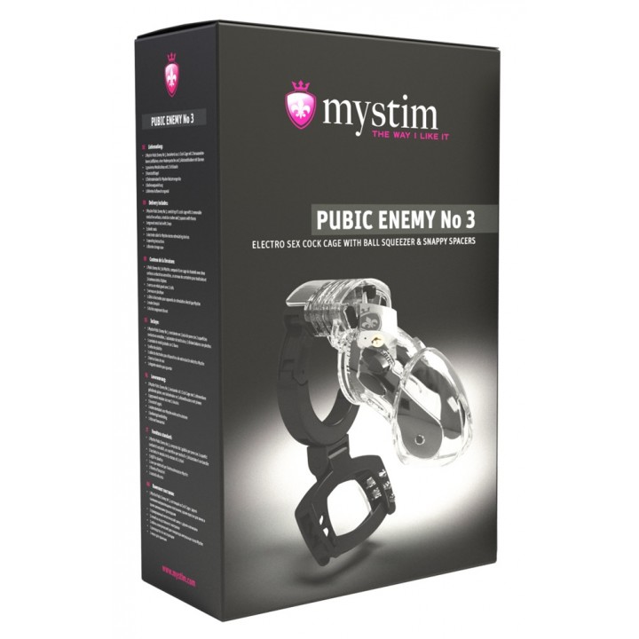 Elektrostimuliacinis penio narvas Mystim Pubic Enemy No 3