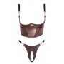 Shelf Bra Set brownish M