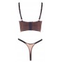 Shelf Bra Set brownish M