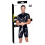 Men's Short Vinyl Playsuit 3XL