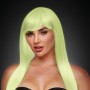 Pleasure Wigs - Wig Amber White Glow in the Dark